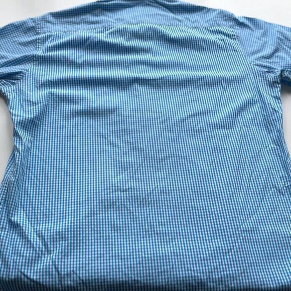 TailorByrd Gingham Short Sleeve Button Down Mens L - Picture 5 of 7